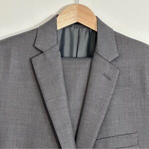 CALVIN KLEIN Pinstripe Suit - Charcoal